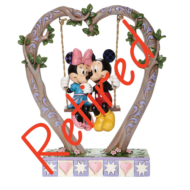 Disney Traditions by Jim Shore - Mickey & Minnie on Swing