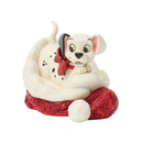 Disney Traditions by Jim Shore – 101 Dalmatians Santa Hat Figurine