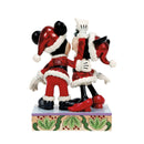 Disney Traditions by Jim Shore – Mickey and Minnie Mistletoe Figurine