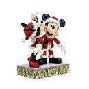 Disney Traditions by Jim Shore – Mickey and Minnie Mistletoe Figurine