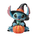 Disney Traditions by Jim Shore – Stitch Witch by Jack-o'-Lantern Figurine