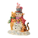 Disney Traditions by Jim Shore – Winnie the Pooh & Friends Snowman Figurine
