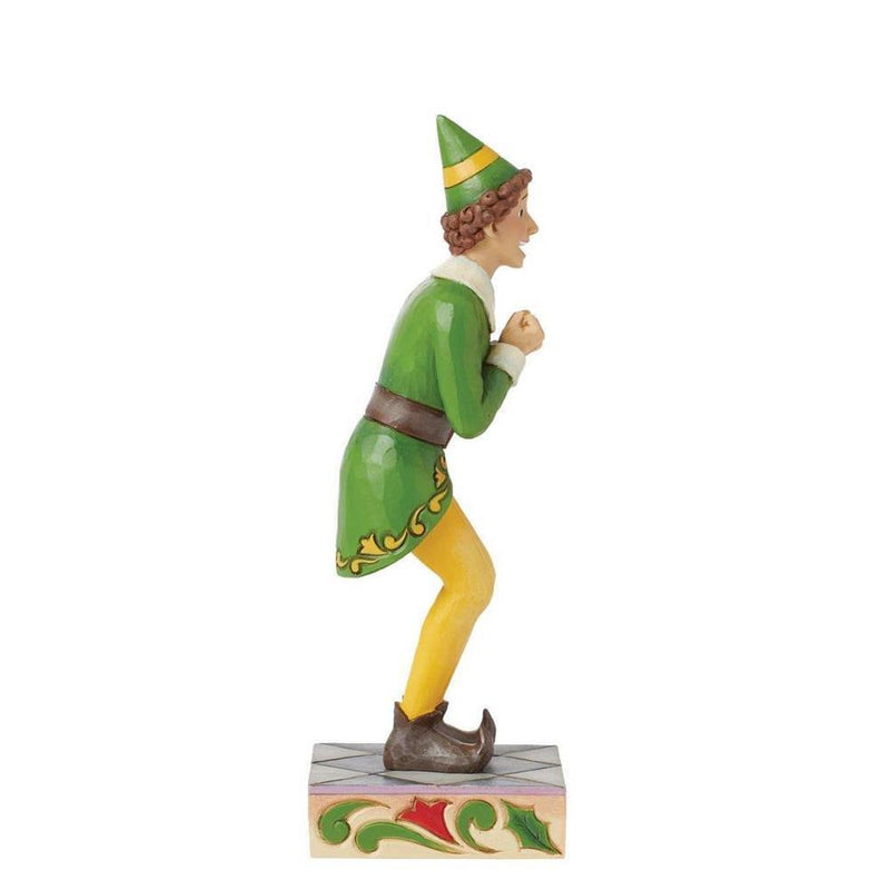 Elf by Jim Shore - Buddy Elf Excited Post