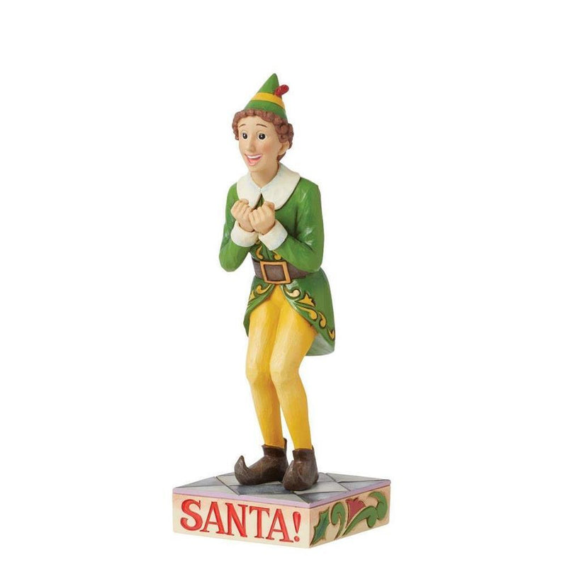 Elf by Jim Shore - Buddy Elf Excited Post