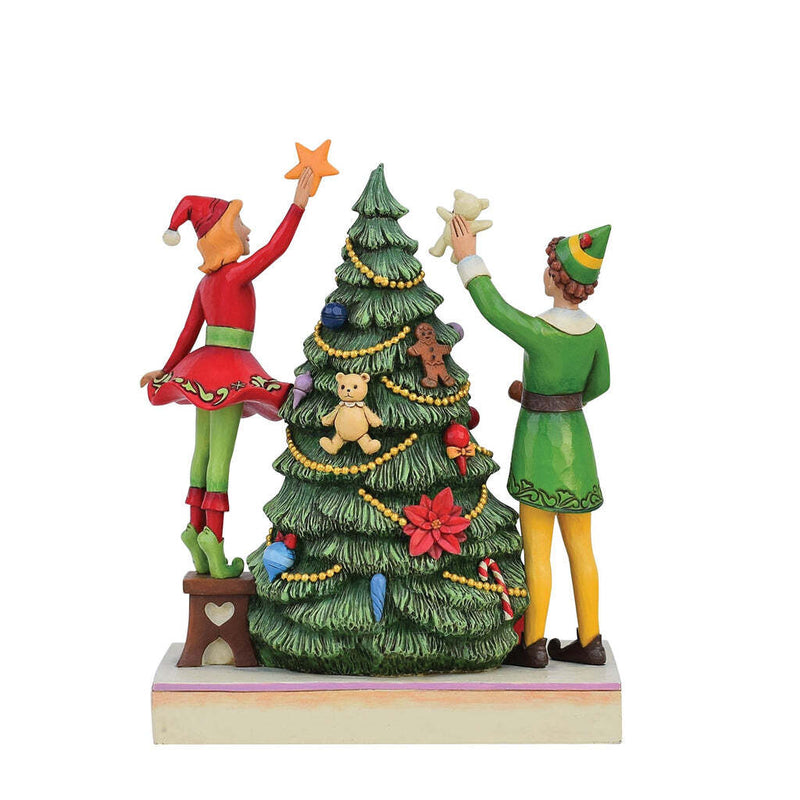 Elf by Jim Shore - Buddy & Jovie Decorating Tree