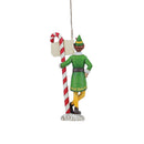 Elf by Jim Shore - Elf Holding Candy Cane Forest Signpost HO