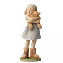 Foundations - Girl with Teddy Bear Figurine