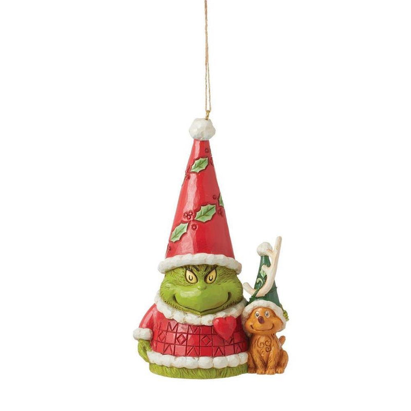 Grinch by Jim Shore - Grinch Gnome With Max HO