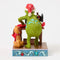 Grinch by Jim Shore - Grinch Sewing Santa Suit