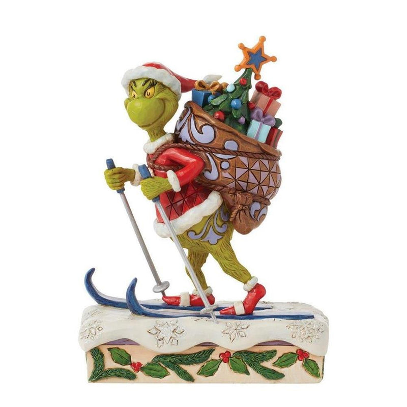 Grinch by Jim Shore - Grinch Skiing