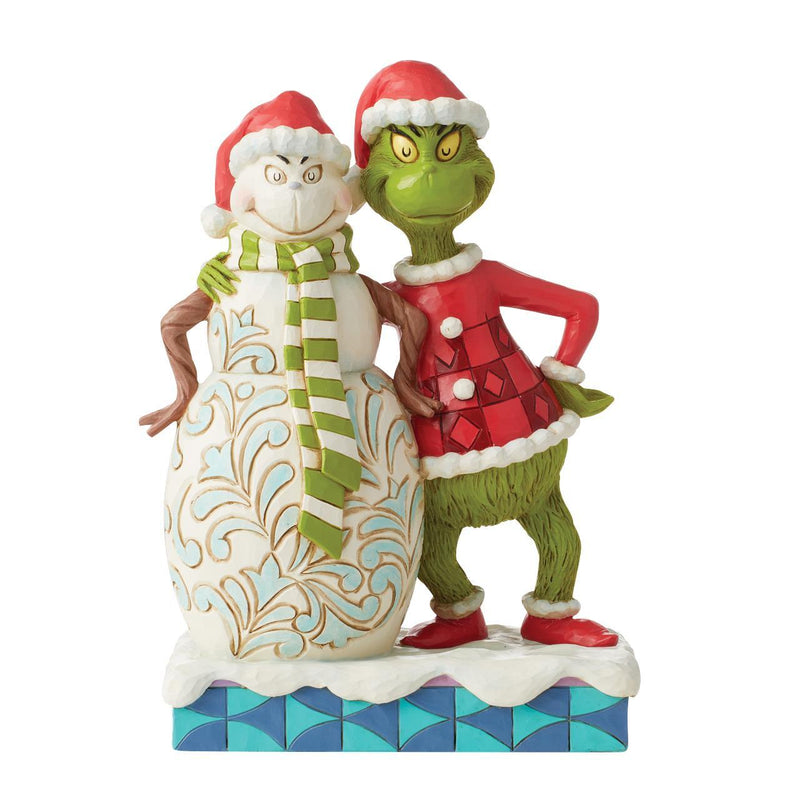 Grinch by Jim Shore - Grinch with Grinchy Snowman