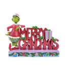 Grinch by Jim Shore - Merry Grinchmas Word