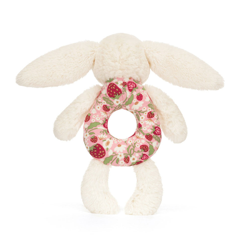 Jellycat Blossom Cream Bunny 'Berry' Ring Rattle – Bella Casa Gifts ...