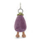 Jellycat Vivacious Vegetable Aubergine Bag Charm