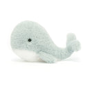 Jellycat Wavelly Whale Grey