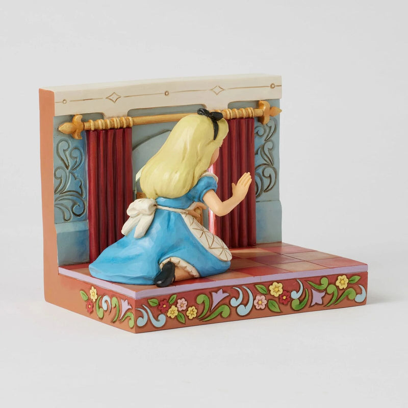 Jim Shore Disney Traditions - Alice In Wonderland with LED Door