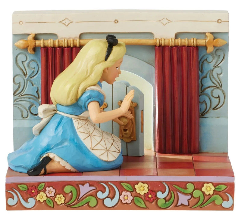 Jim Shore Disney Traditions - Alice In Wonderland with LED Door