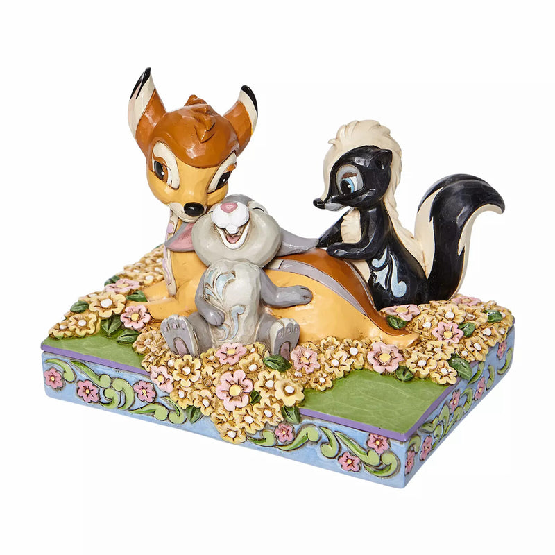 Jim Shore Disney Traditions - Bambi and Friends in Flowers