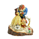 Jim Shore Disney Traditions - Beauty & The Beast Carved By Heart