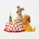 Jim Shore Disney Traditions - Lady & Tramp Spaghetti Scene