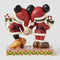 Jim Shore Disney Traditions - Mickey & Minnie with Candy Canes