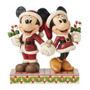 Jim Shore Disney Traditions - Mickey & Minnie with Candy Canes