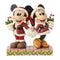 Jim Shore Disney Traditions - Mickey & Minnie with Candy Canes