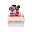 Jim Shore Disney Traditions - Mickey and Minnie Sledding