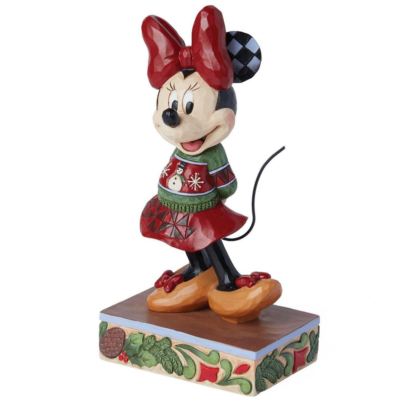 Jim Shore Disney Traditions - Minnie in Christmas Sweater