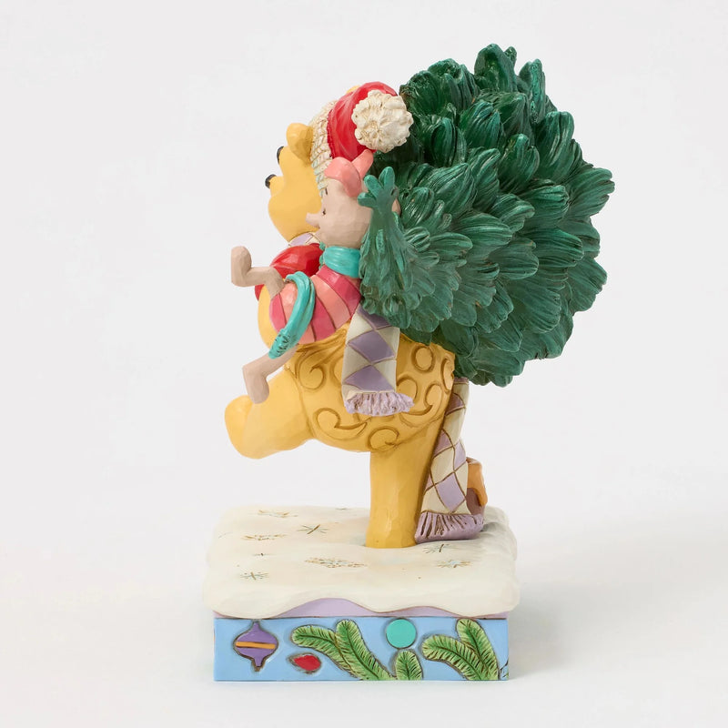 Jim Shore Disney Traditions - Pooh with Christmas Tree