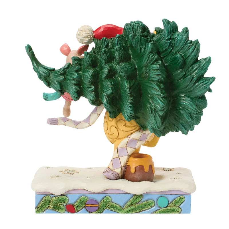 Jim Shore Disney Traditions - Pooh with Christmas Tree