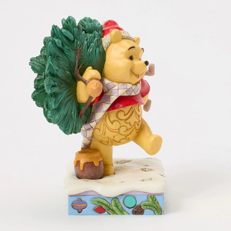 Jim Shore Disney Traditions - Pooh with Christmas Tree