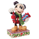 Jim Shore Disney Traditions - Santa Mickey With Present