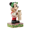 Jim Shore Disney Traditions - Santa Mickey with List