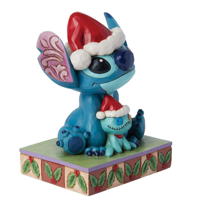 Jim Shore Disney Traditions - Santa Stitch With Scrump