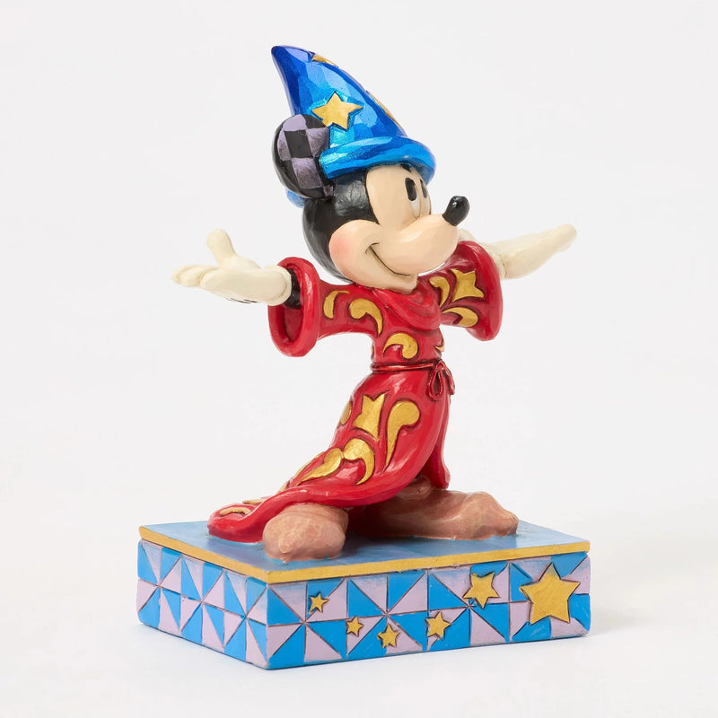 Jim Shore Disney Traditions - Sorcerer Mickey Personality Pose