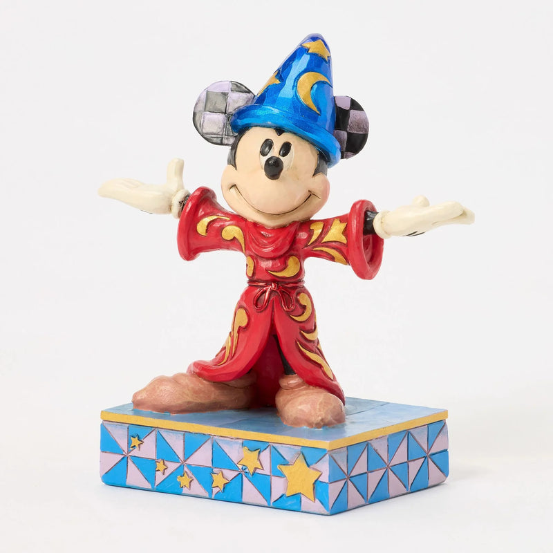 Jim Shore Disney Traditions - Sorcerer Mickey Personality Pose