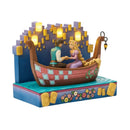Jim Shore Disney Traditions - Tangled Boat with LED Lanterns