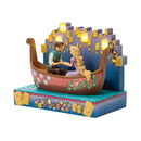 Jim Shore Disney Traditions - Tangled Boat with LED Lanterns