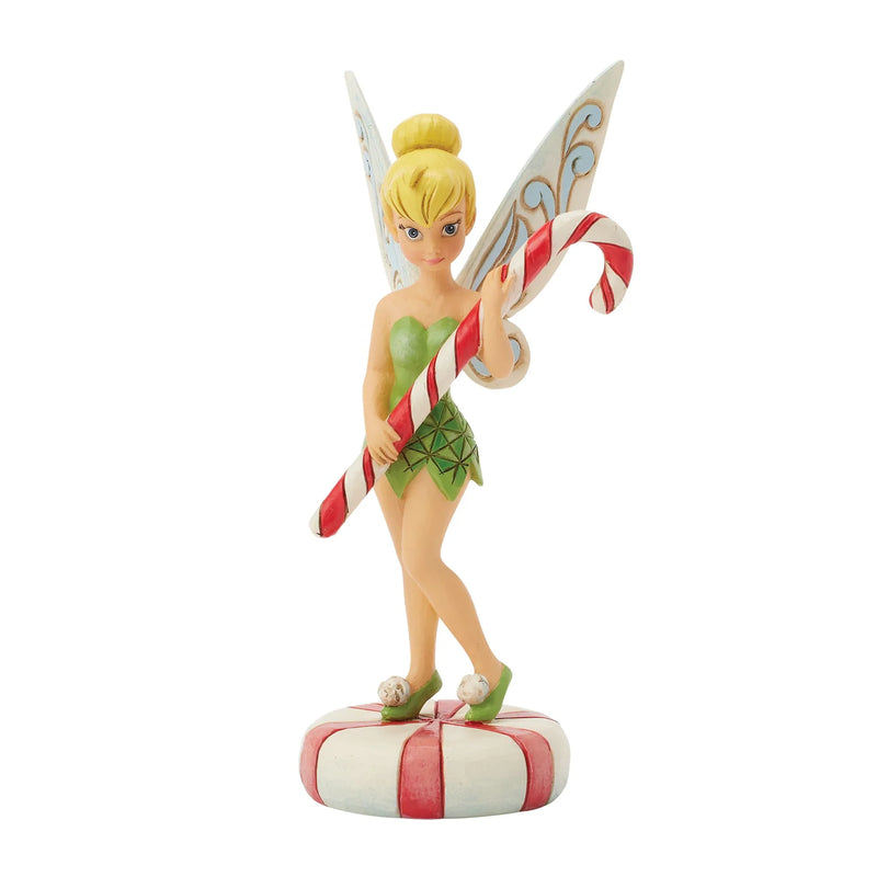 Jim Shore Disney Traditions - Tinker Bell with Candy Cane