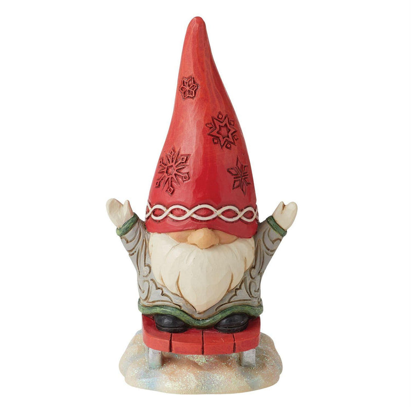 Jim Shore Heartwood Creek - Gnome Sledding