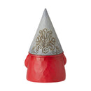 Jim Shore Heartwood Creek - Grey Floral Hat Gnome