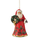 Jim Shore Heartwood Creek - Santa With Wreath HO