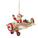 Jim Shore Heartwood Creek - Santa in Aeroplane