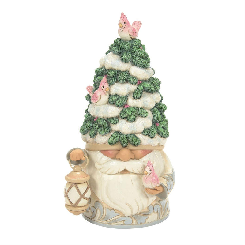 Jim Shore Heartwood Creek - Woodland Gnome With Evergreen Tree Hat