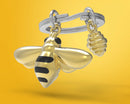 Metalmorphose - Keychain Bee & Honey
