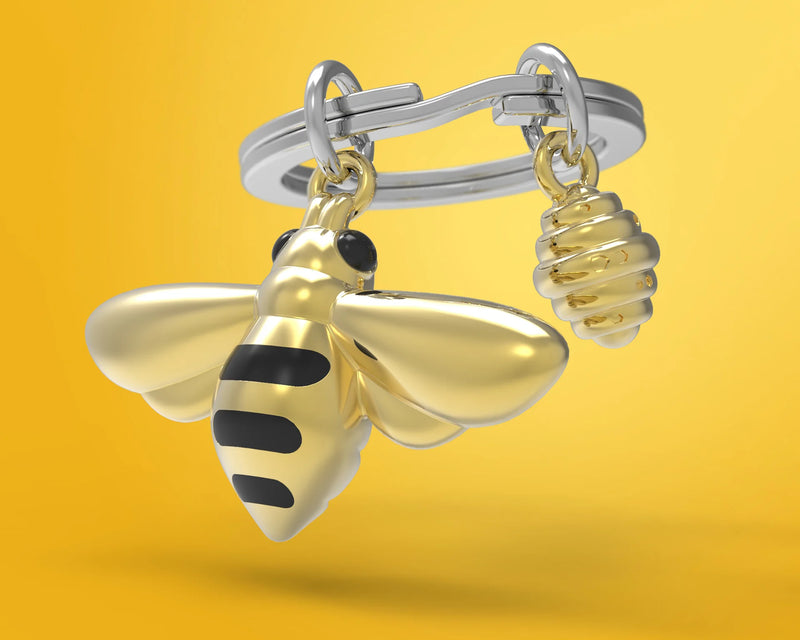 Metalmorphose - Keychain Bee & Honey