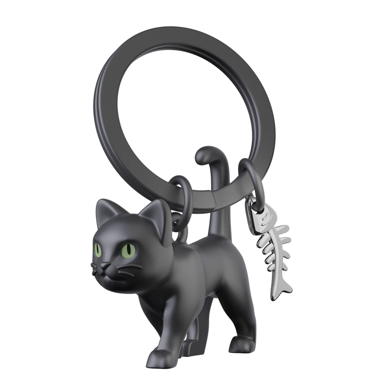 Metalmorphose - Keychain Black Cat