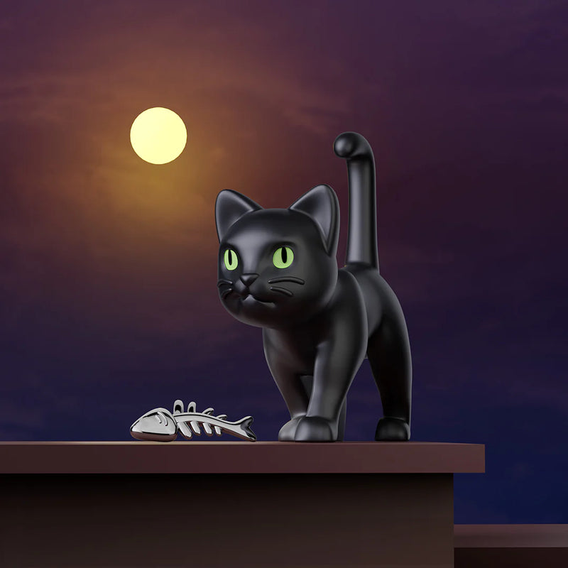 Metalmorphose - Keychain Black Cat