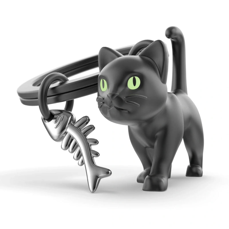 Metalmorphose - Keychain Black Cat
